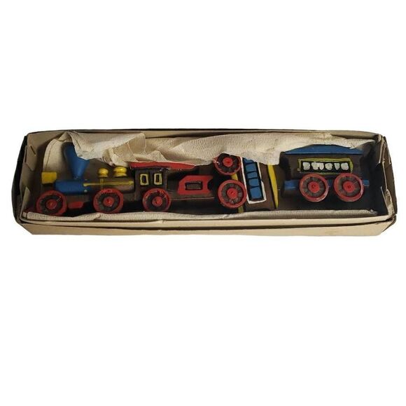 Vintage 1950s Toy Train Candle Holders - Picture 7 of 16
